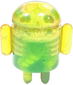 Infected Android ANOMALIES - "GREEN with PINK & Sparkles" — Special Editions 2014
