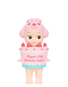 Strawberry Cake Poodle — 15th Anniversary Cake